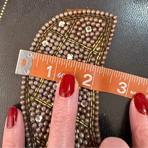 Vintage Antique Deco Retro brown Glass pearl Peter Pan Collar 1940’s 50’s - Picture 15 of 17